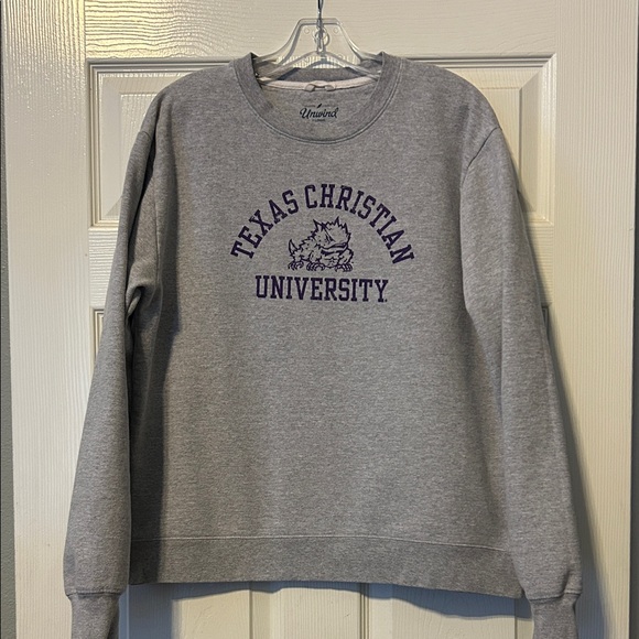Rewind Sweaters - Rewind Gray Texas Christian University Sweater